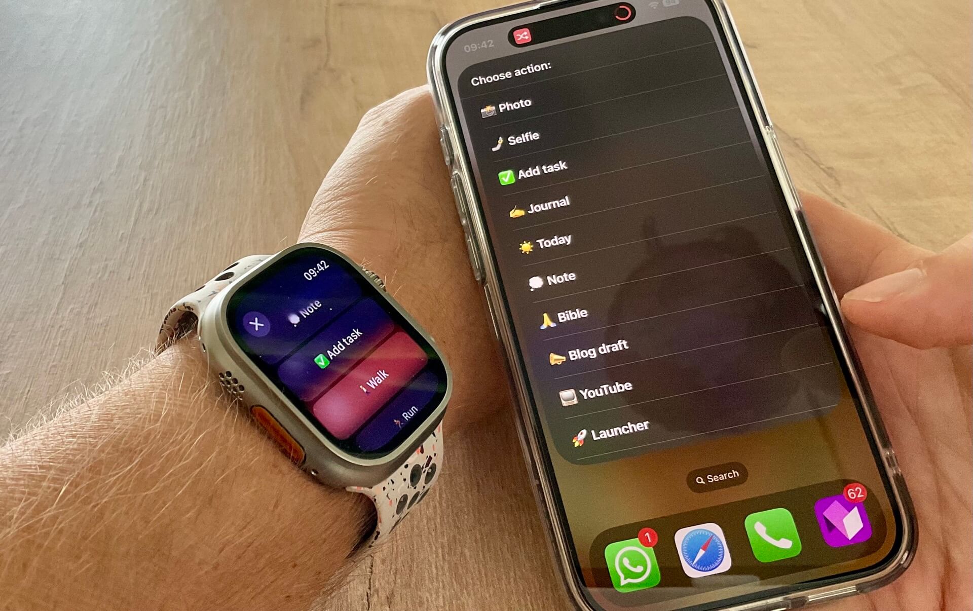 Action button Siri Shortcut for your iPhone 15 Pro and Apple Watch Ultra