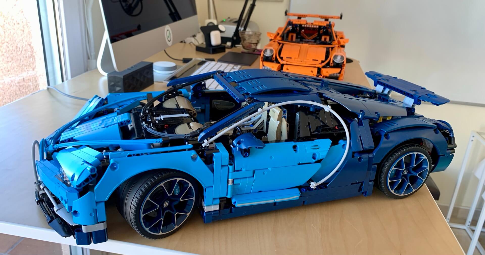 Building Bugatti Chiron Lego set back in 2018/19 done