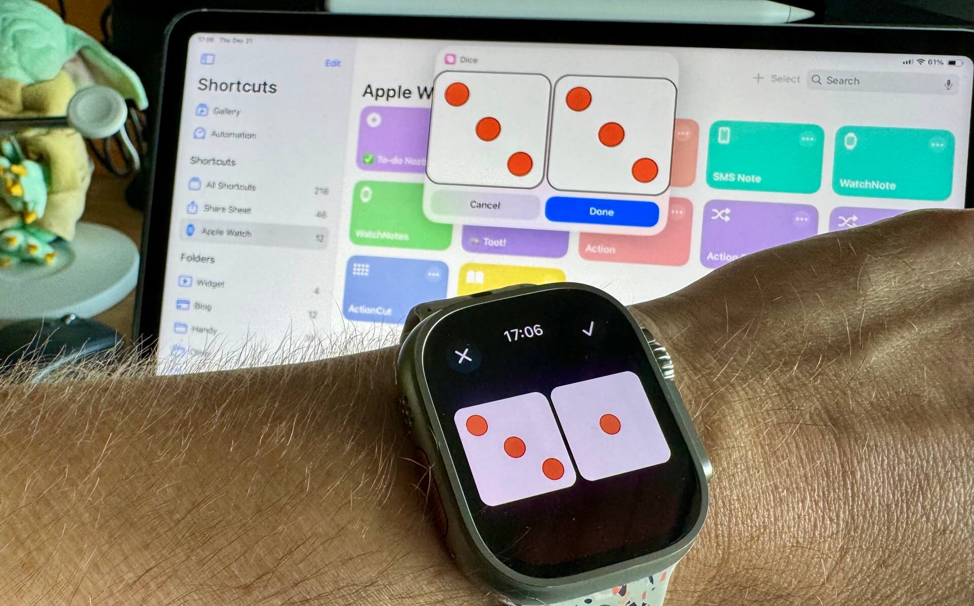 Roll the Dice Shortcut for your iPhone or Apple Watch!