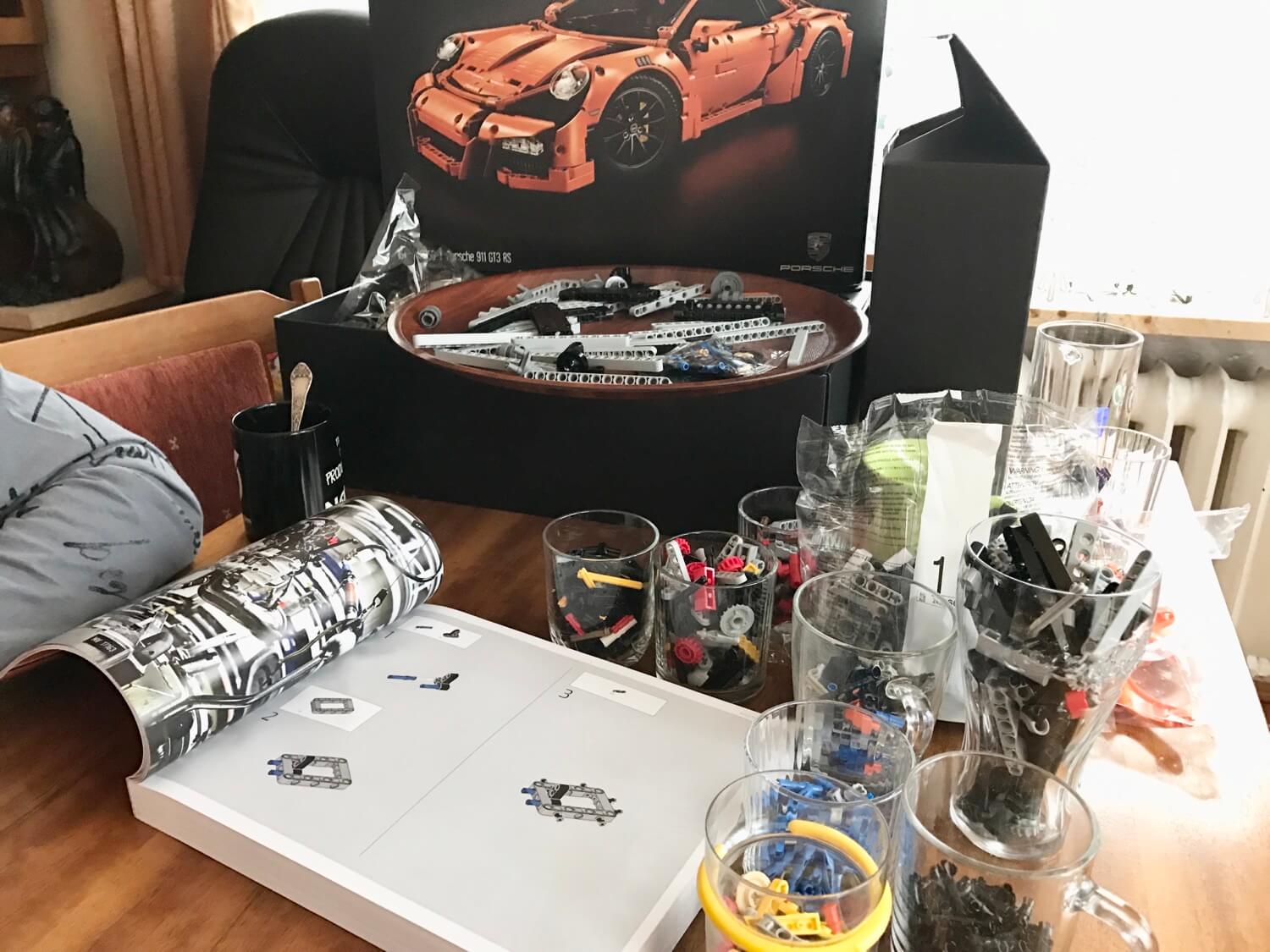 Porsche 911 GT3 RS. Started after got back in the US and finished on  Wednesday last week : r/lego