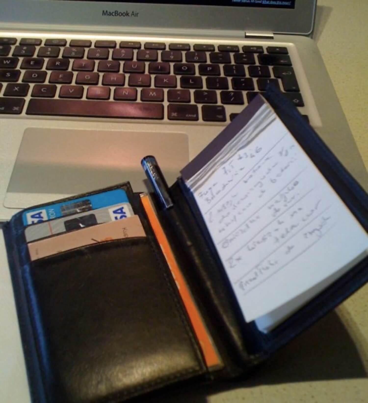 GTD Notetaker Wallet - why pen and paper is still cool in high-tech world