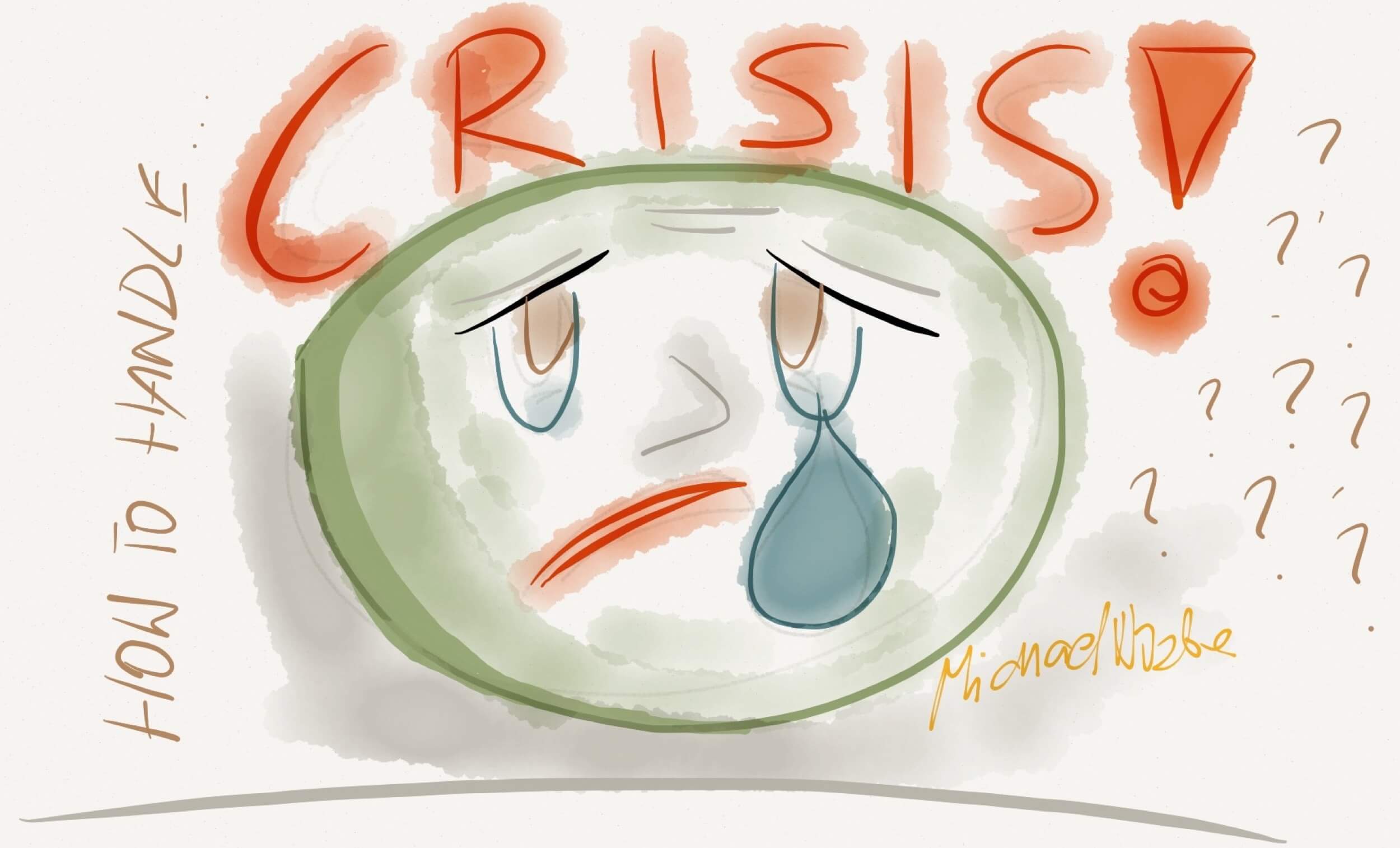 How to handle a crisis situation in a startup?