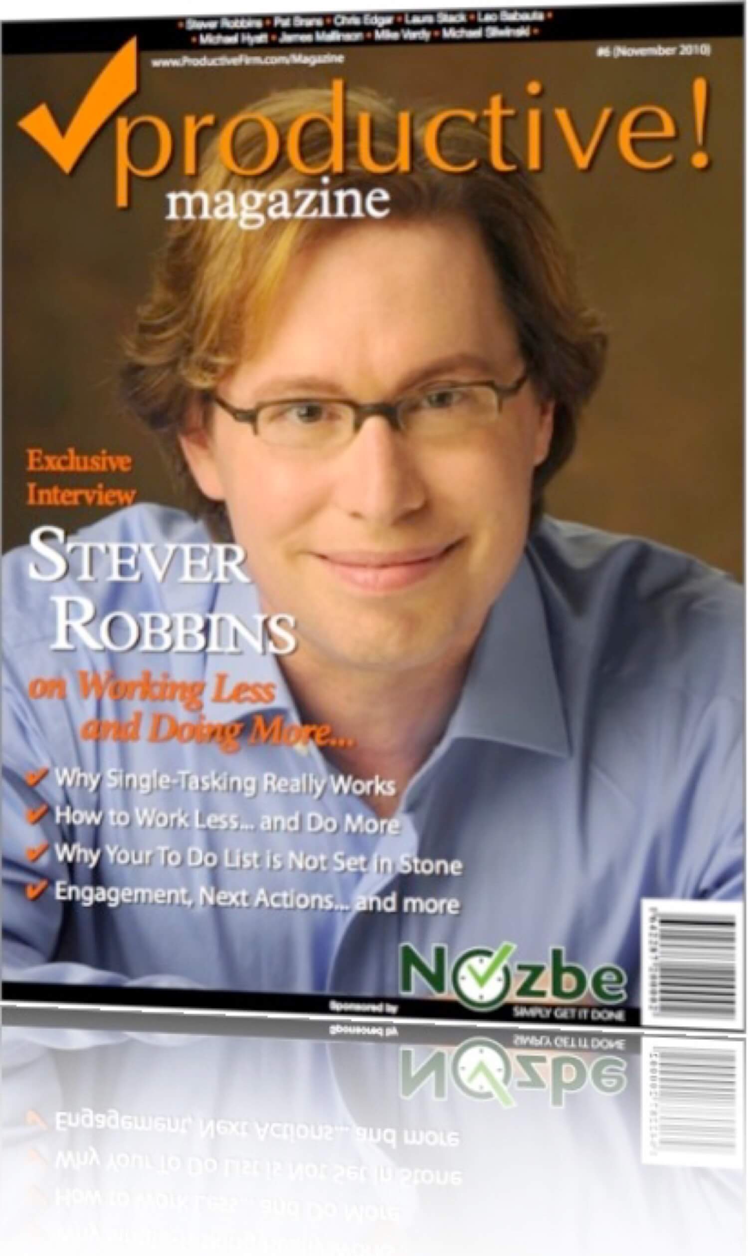 How to work less and do more - Stever Robbins in Productive! Magazine #6