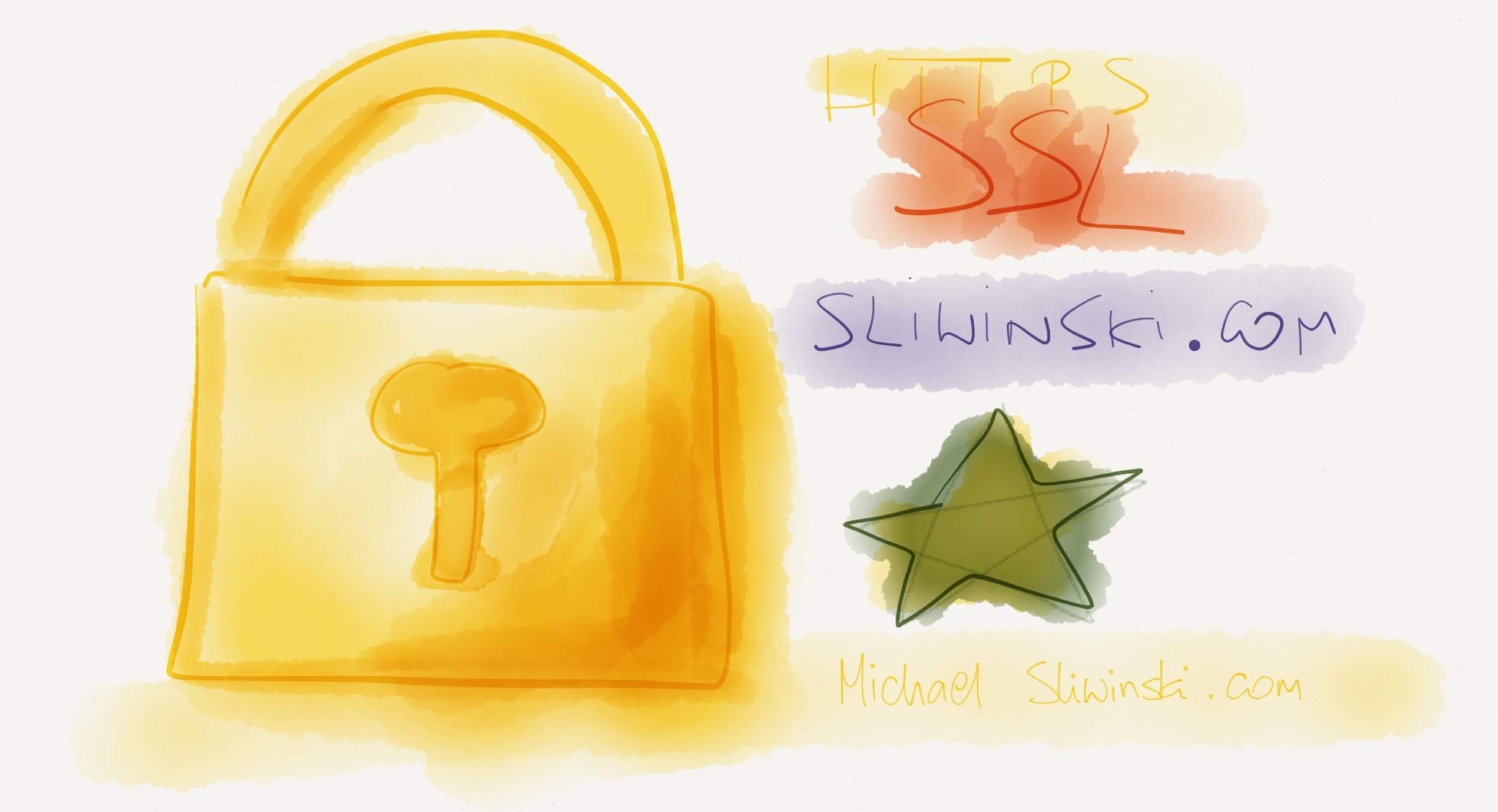 3 changeS with a capital “S” to my blog: SSL, Sliwinski.com and a Star “★”