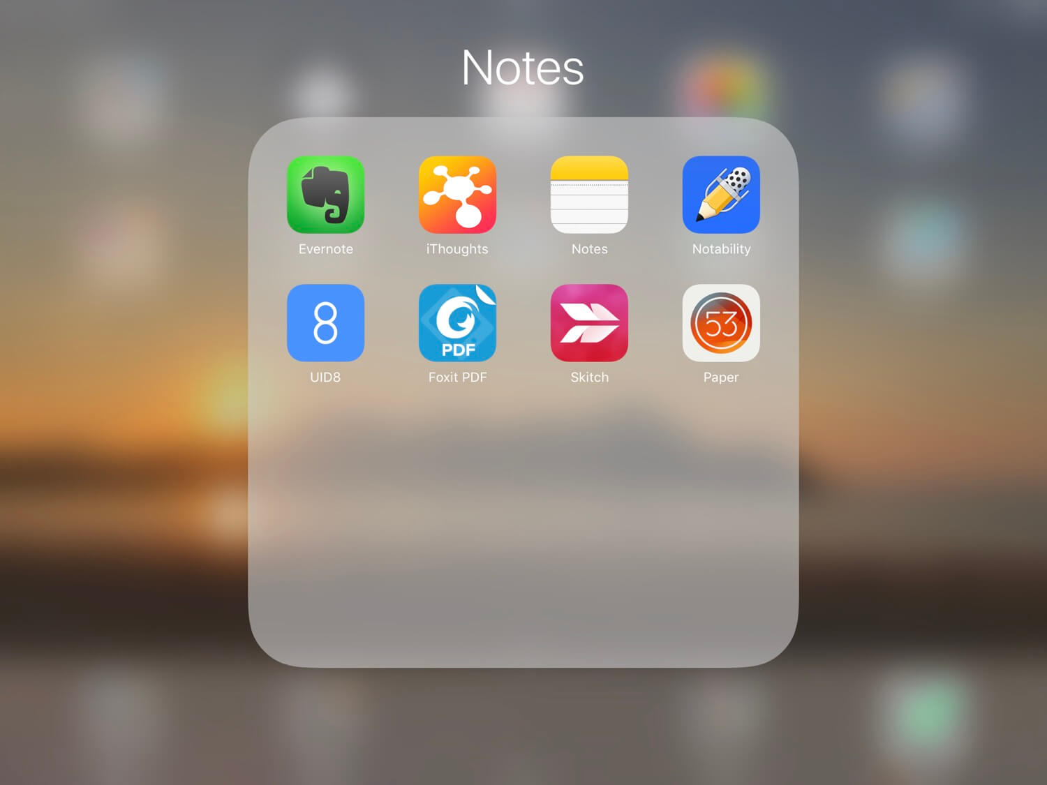 Notes A complete list of iPad apps that let me be #iPadOnly
