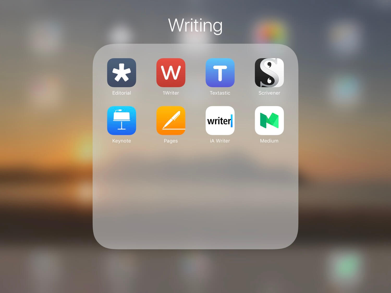 Writing A complete list of iPad apps that let me be #iPadOnly