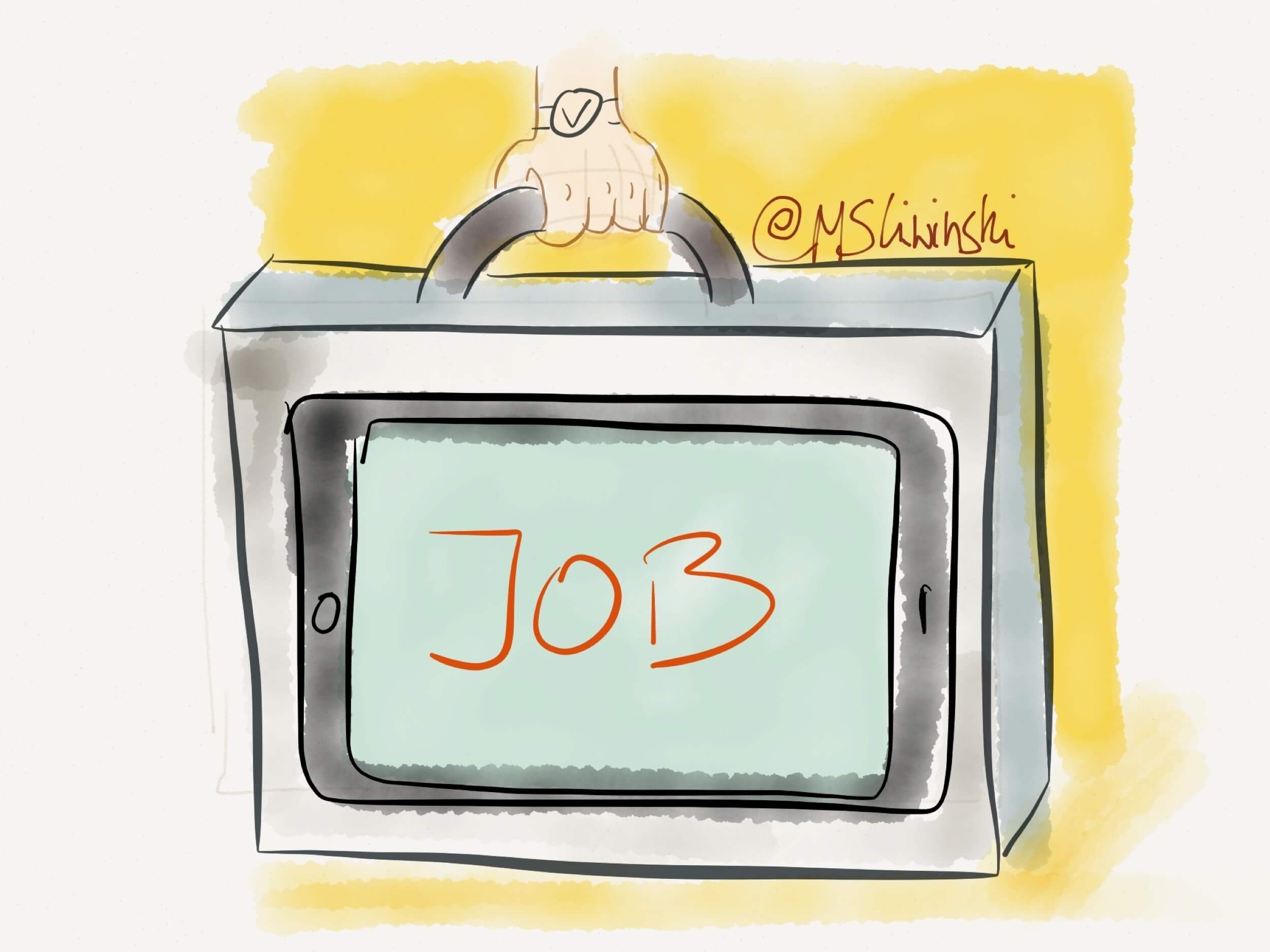 Who can do their day job effectively on the iPad?