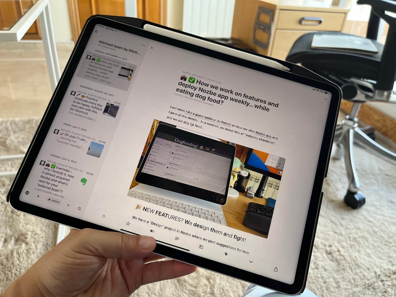 Why I must work on the iPad - the most versatile computer ever - M1 iPad Pro 13” review after 2 years moft