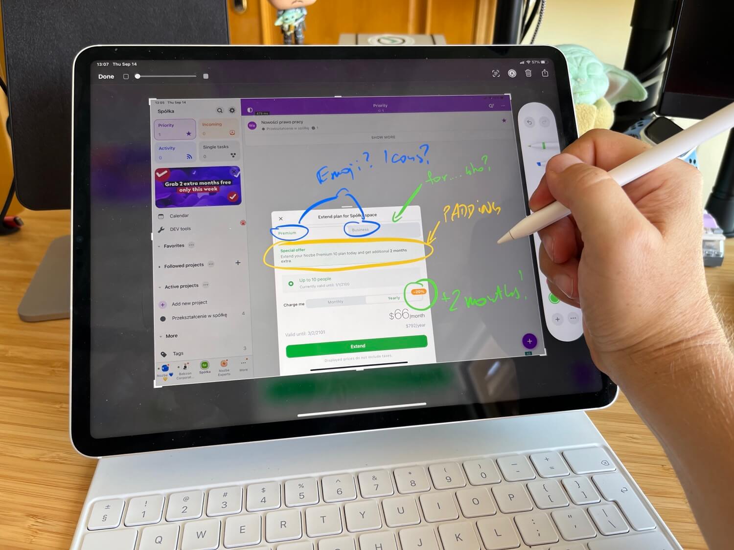 Why I must work on the iPad - the most versatile computer ever - M1 iPad Pro 13” review after 2 years Nozbe