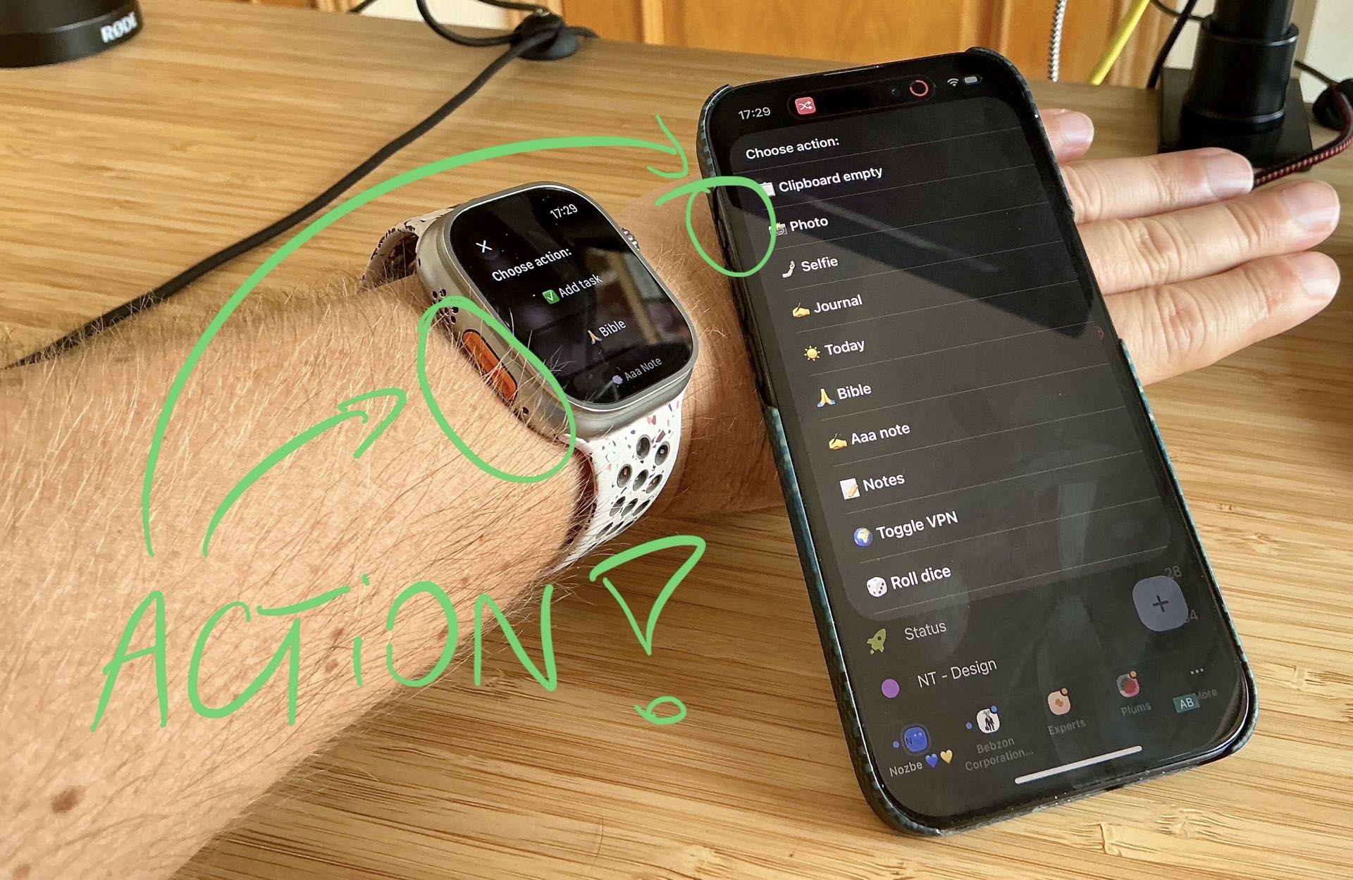 Year later - iPhone 15 Pro and Apple Watch Ultra 2 action