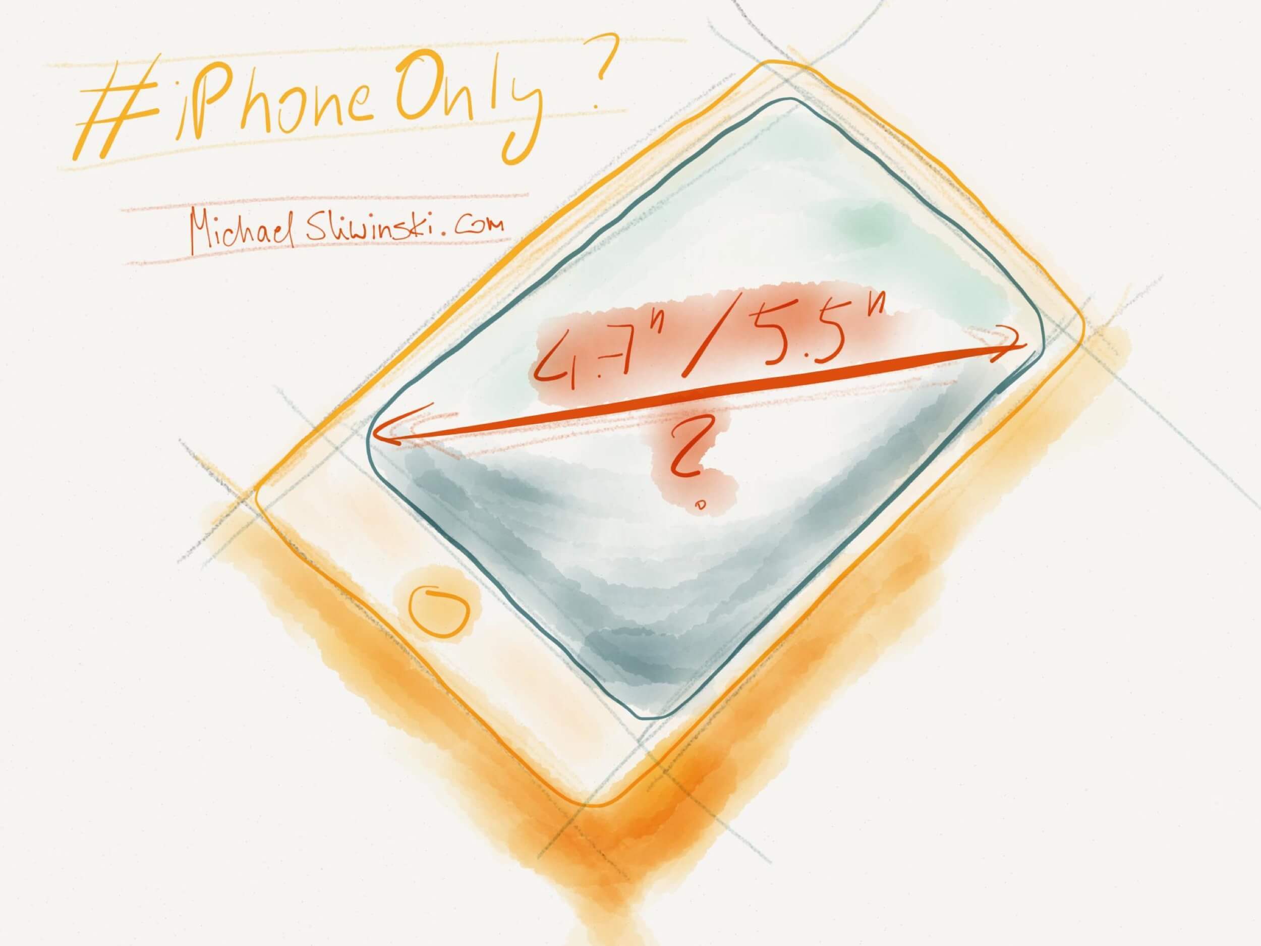 Will a new 5,5” iPhone convert people to not only #iPadOnly, but more #iPhoneOnly?