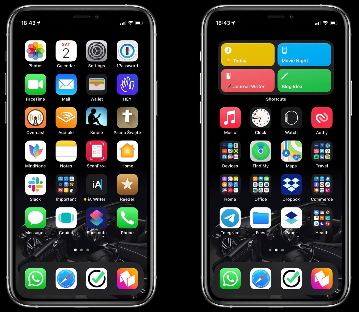 My new minimalist iPhone 12 Mini Home Screen for 2020 – by Michael