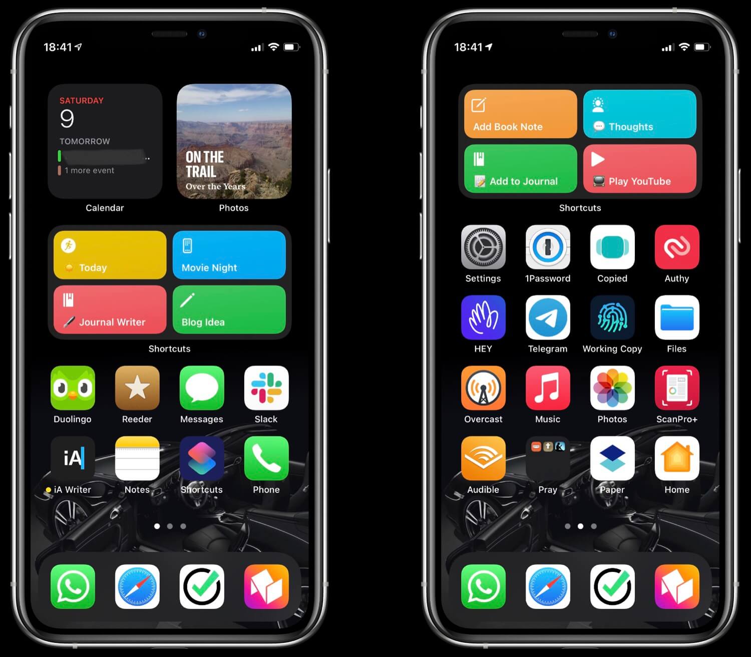 best iphone home screens