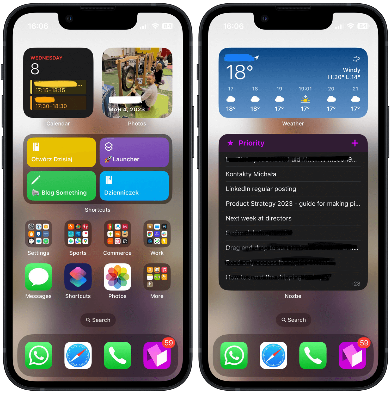 In 2023 my iPhone Mini has just ONE home screen