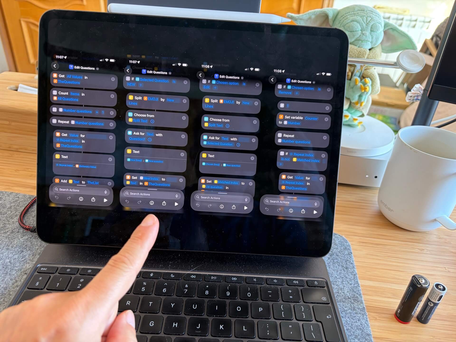 How to manipulate JSON Dictionaries in Shortcuts