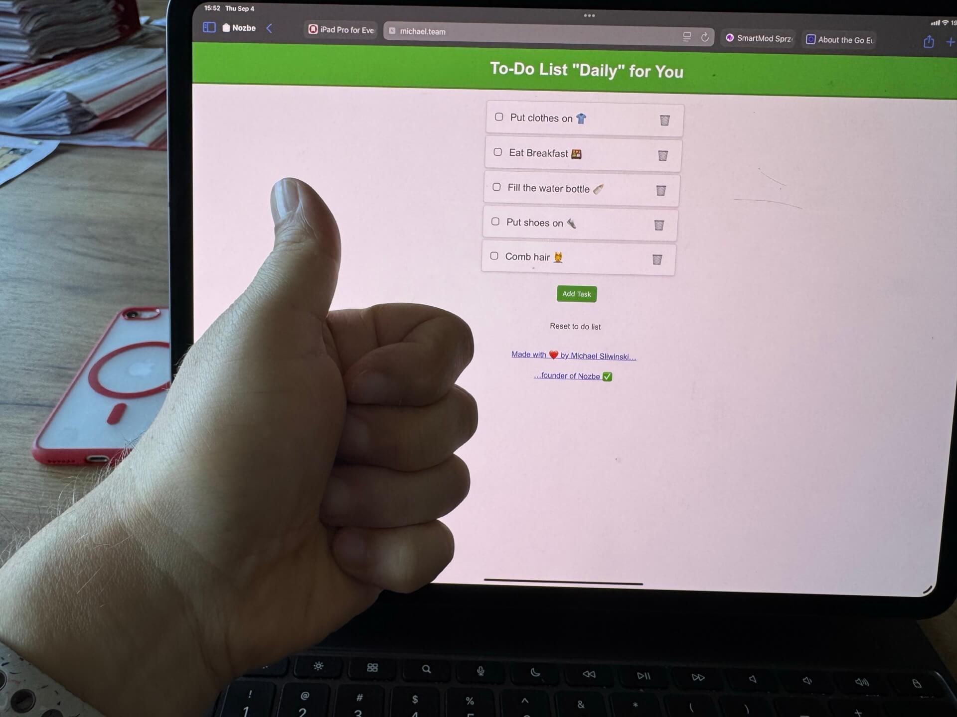 How I vibe-coded a simple to-do list with free AI in a few hours…