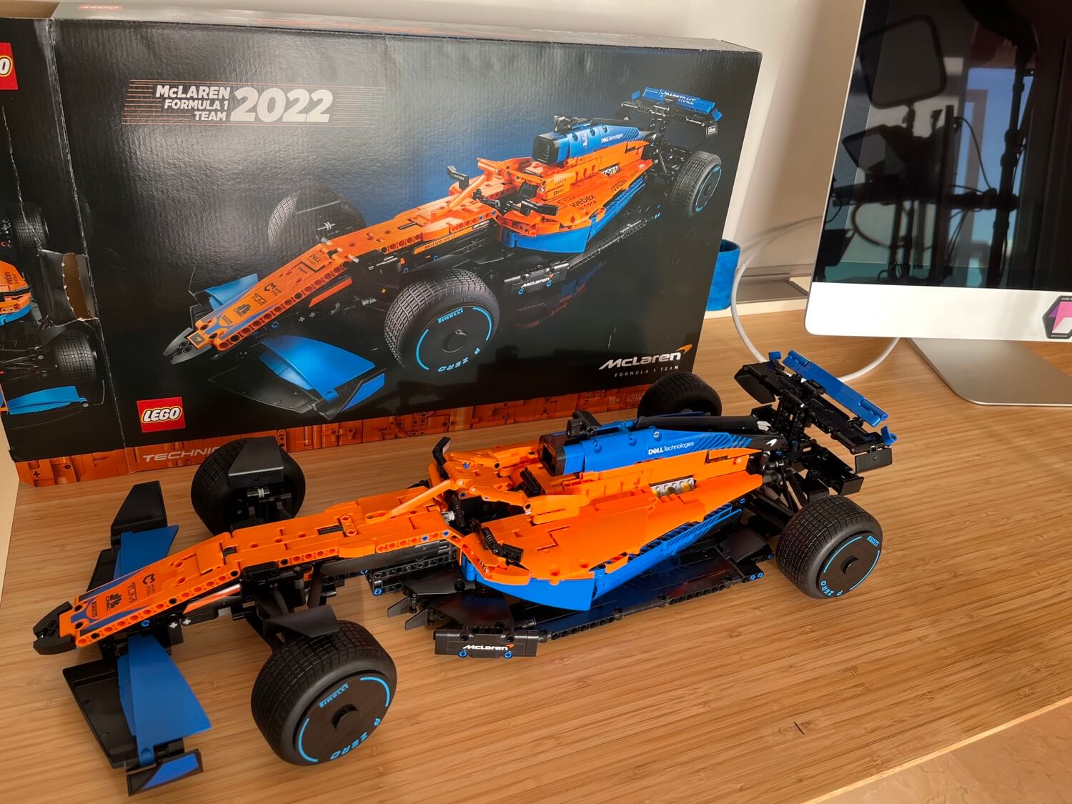 Building lego McLaren F1 car 5