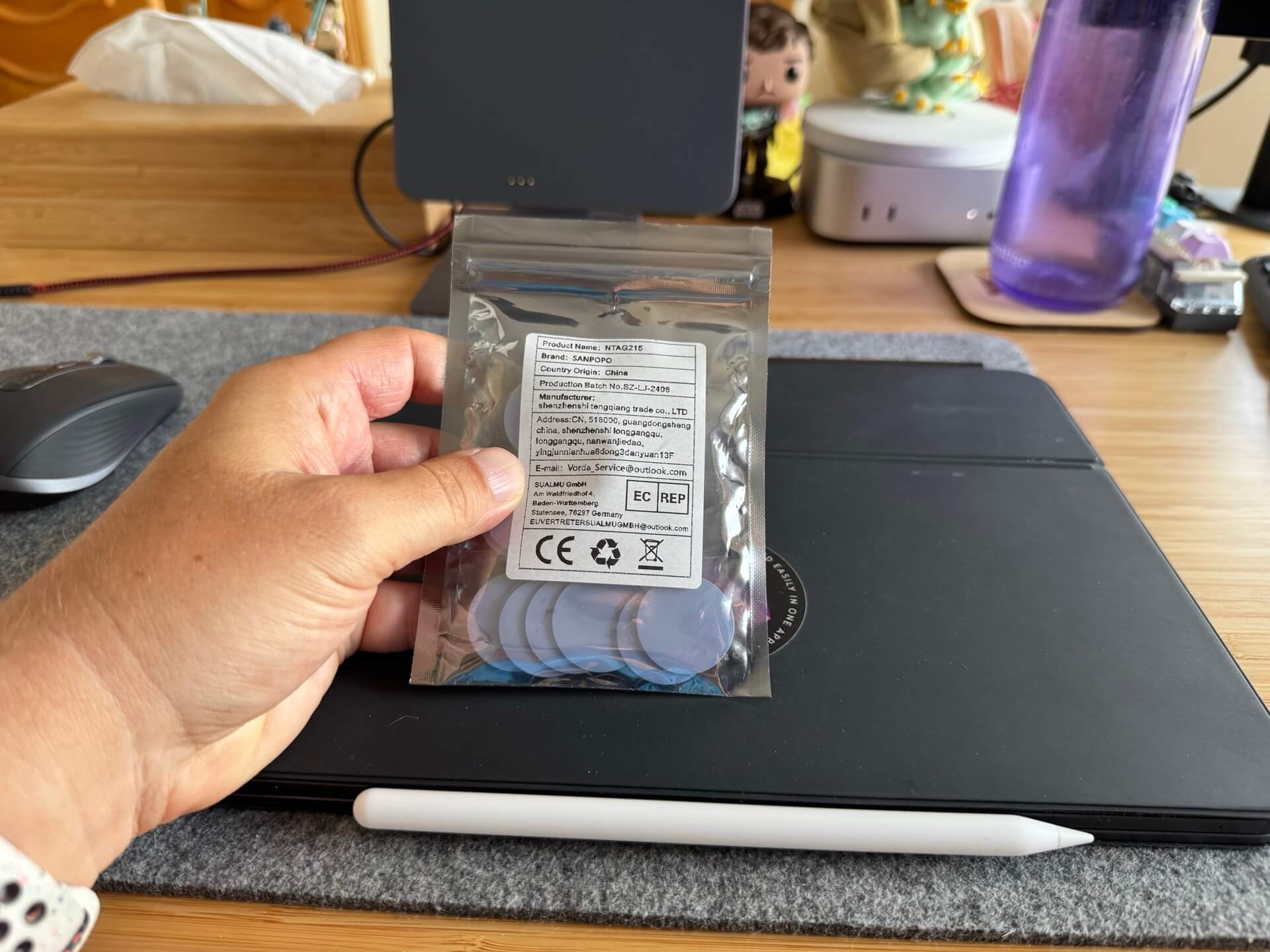 Automating Home Office with NFC tags and Homebridge tags
