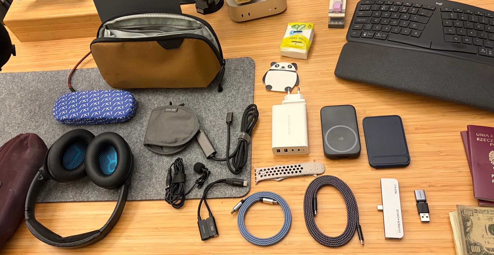 What’s in my USA trip tech pouch in 2025?