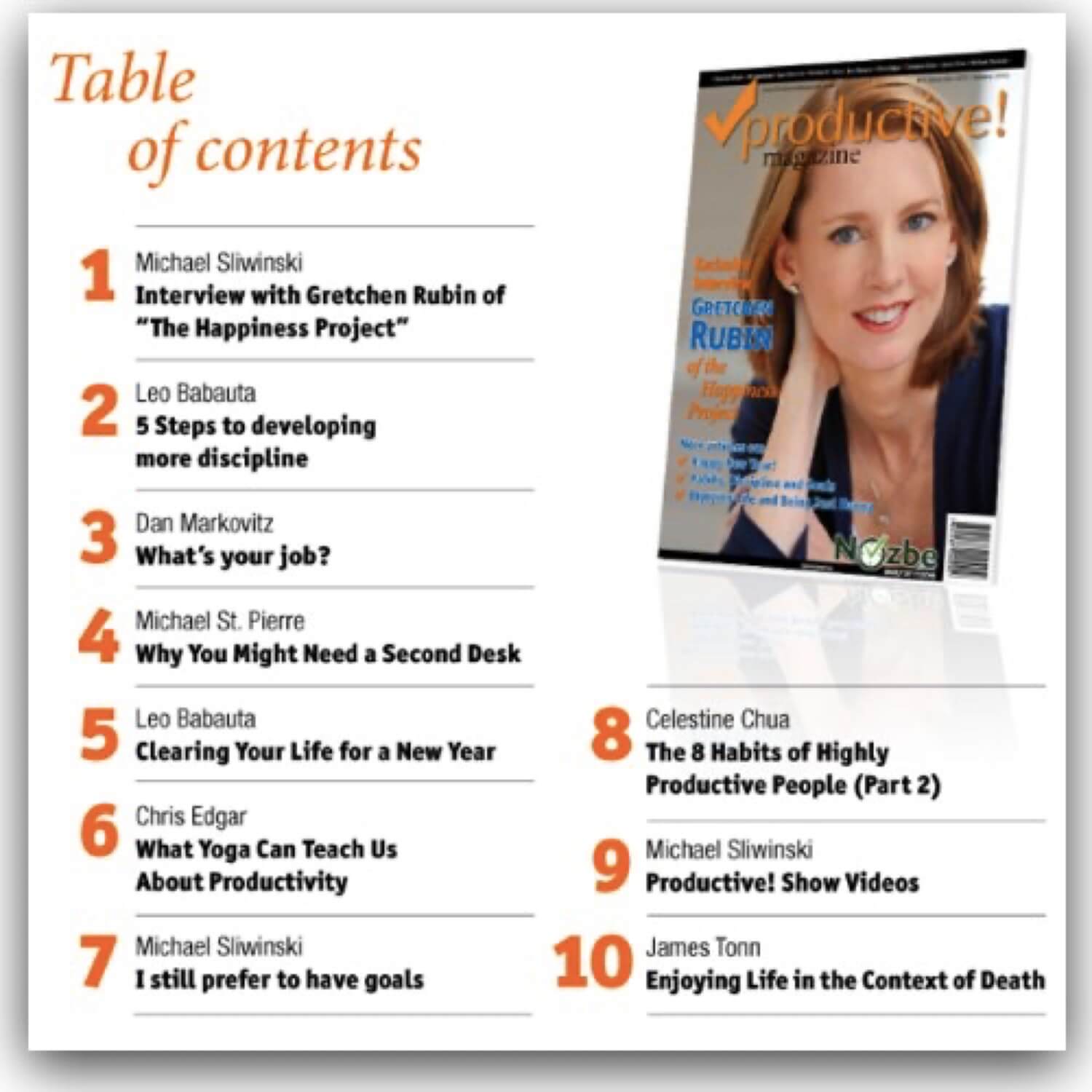 Productive! Magazine #11 with Gretchen Rubin 2