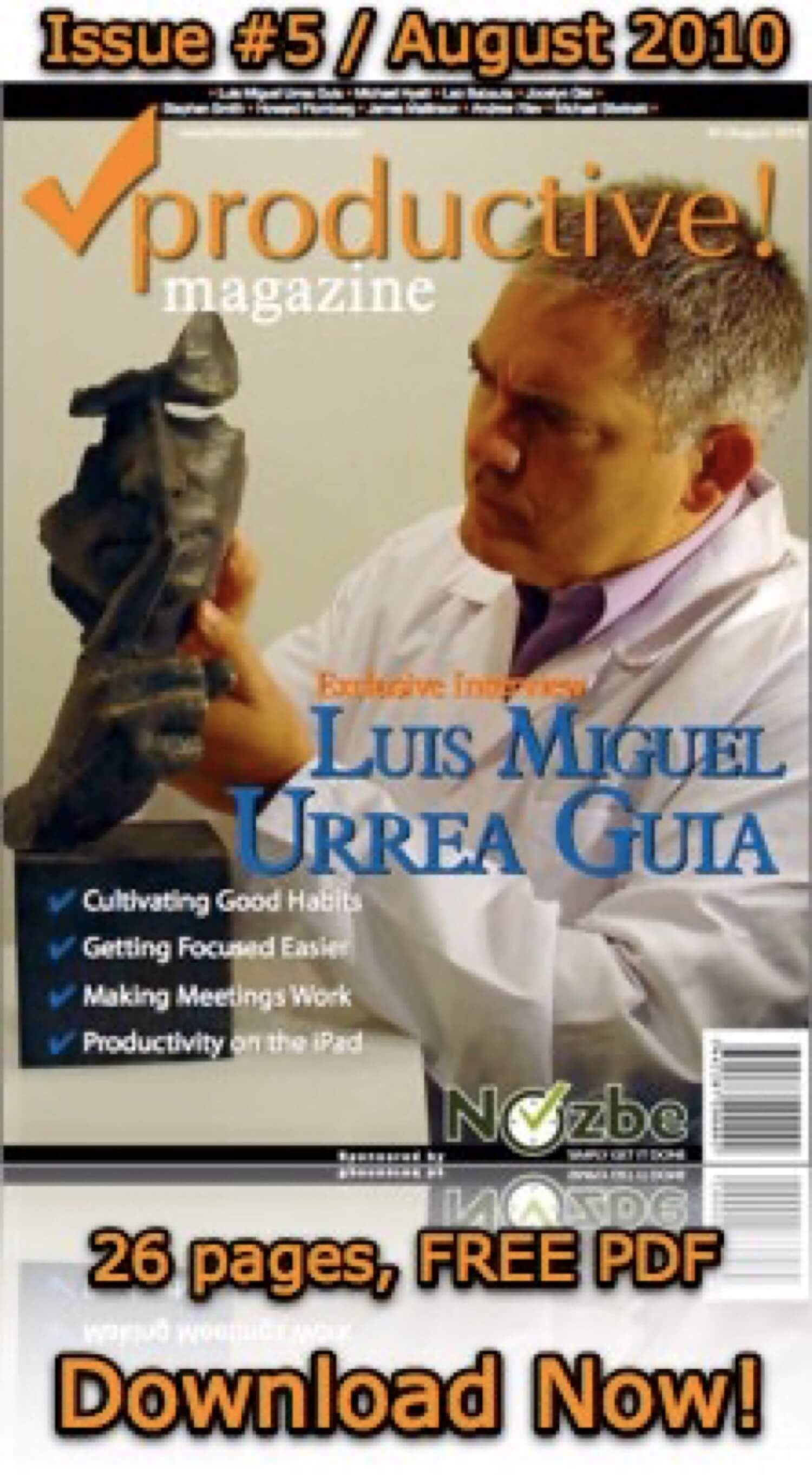 Productive Magazine #5 available! Miguel Guía interview about art, passion, habits and more!