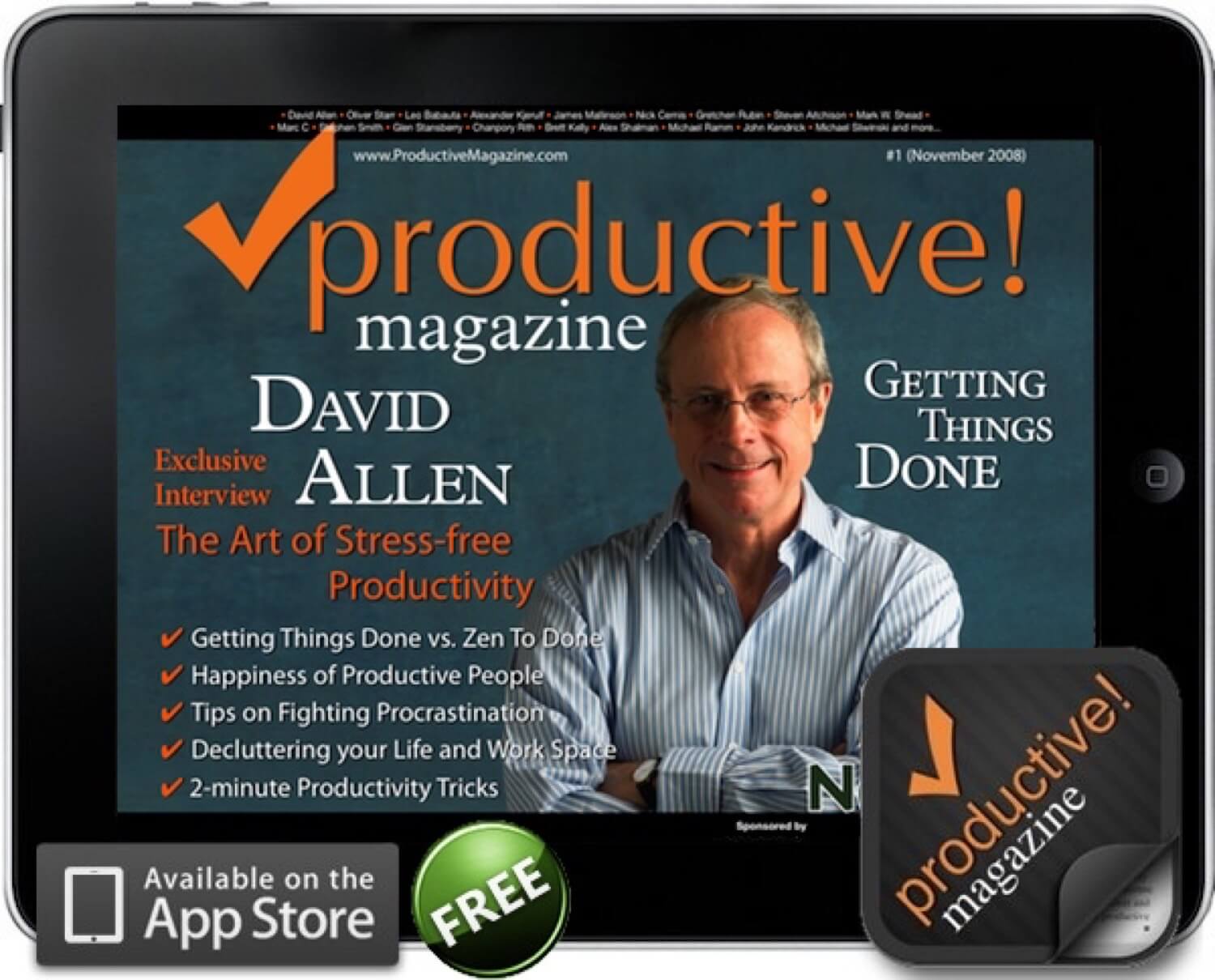Productive! Magazine #9 and #1 on the iPad