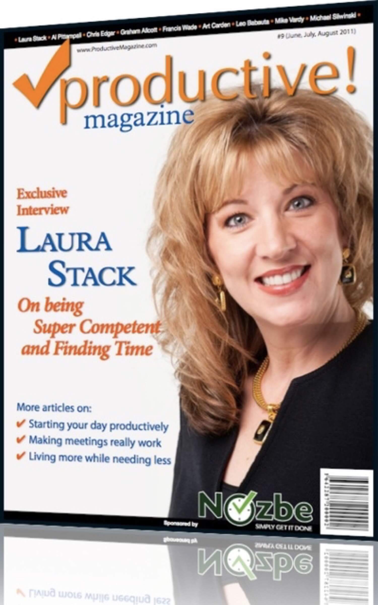Productive! Magazine #9 PDF with Laura Stack is out!