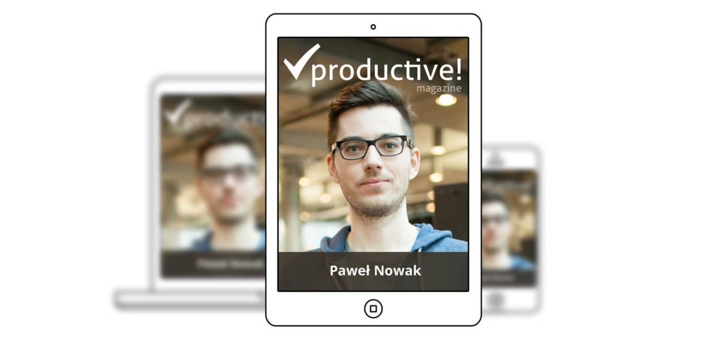 Getting stuff done in Poland: Productive! Magazine PL 10 with Paul Nowak