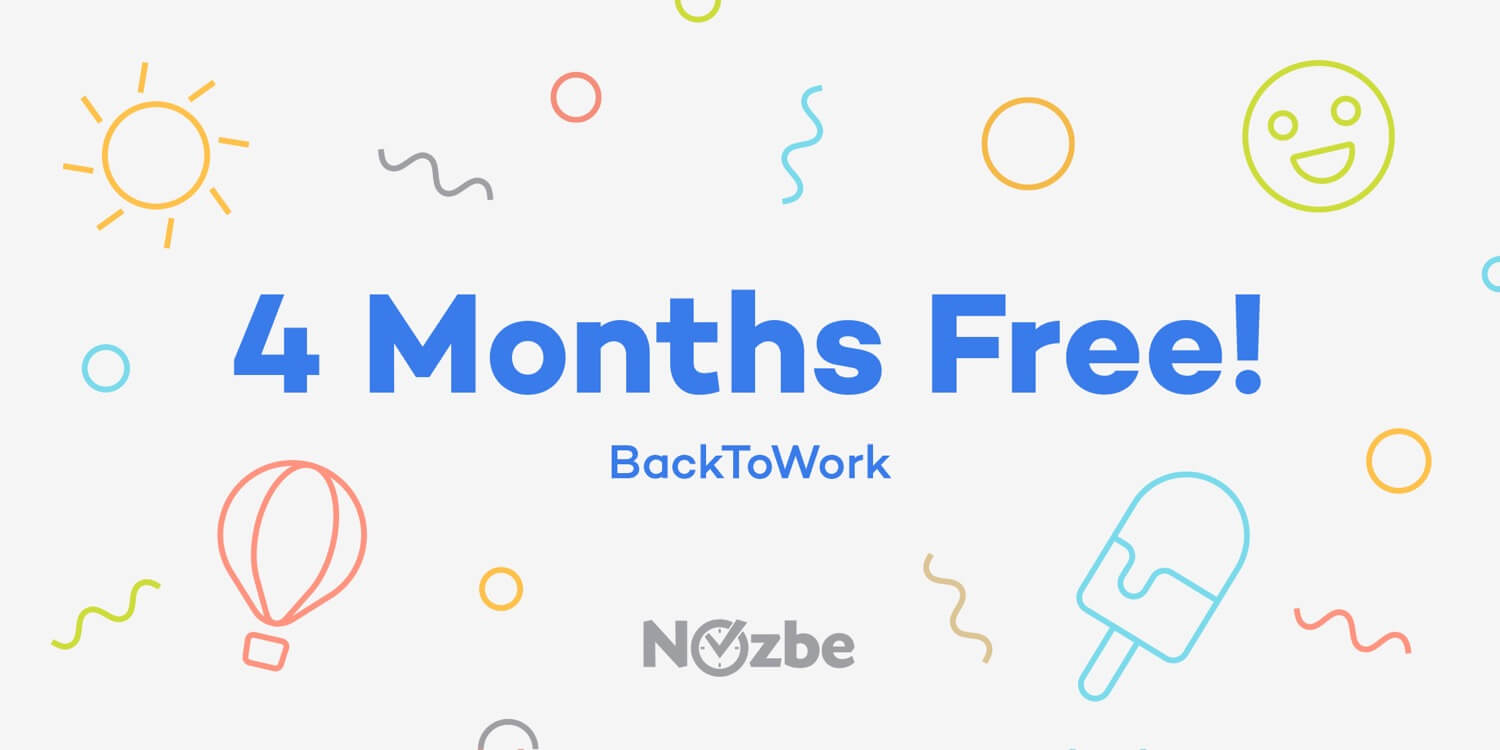 Nozbe’s BACKTOWORK promo - why are we doing promotions anyway? (Hint: to motivate!)