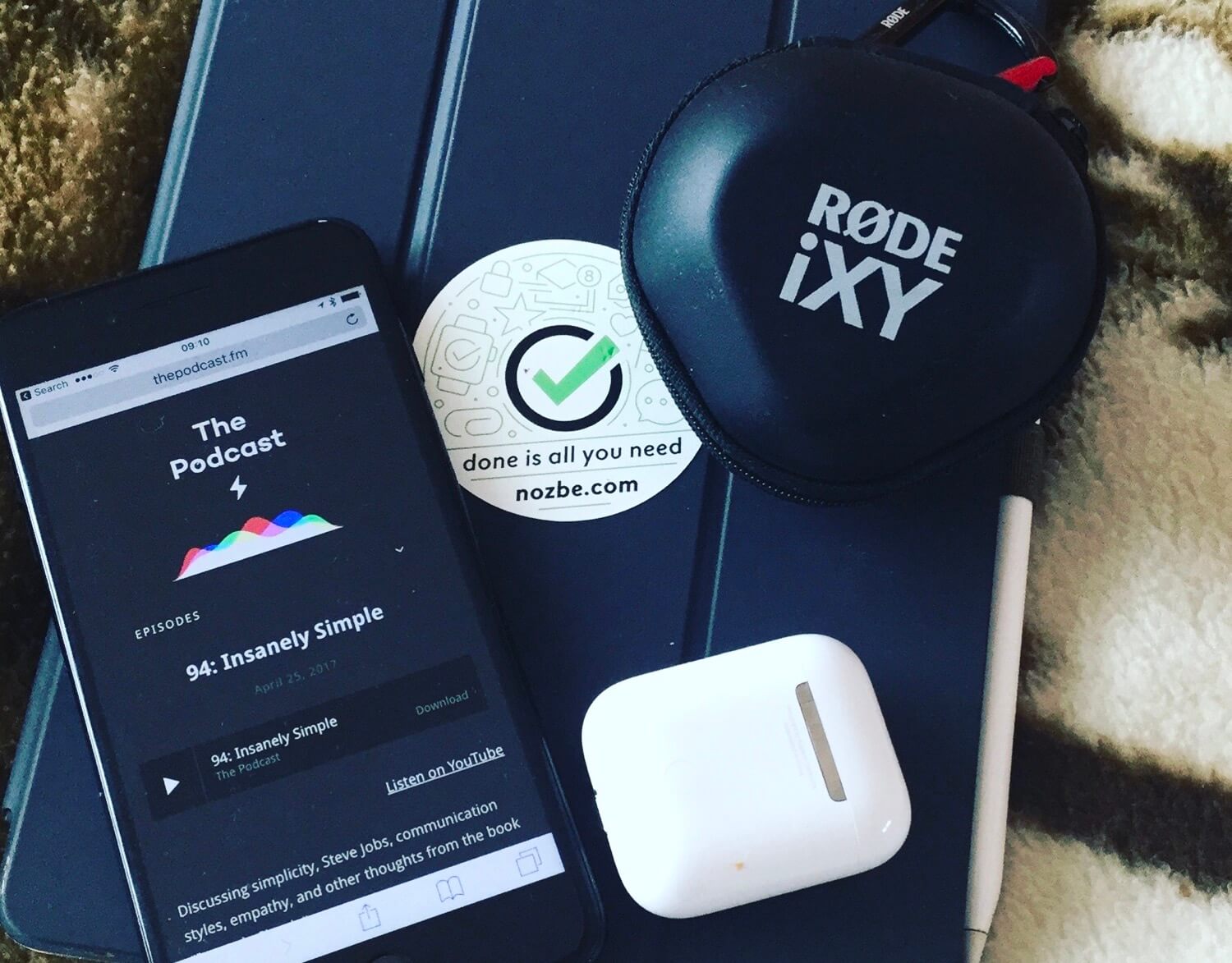 iPadOnly podcast recording set – how to travel & record podcasts with great quality and minimum equipment