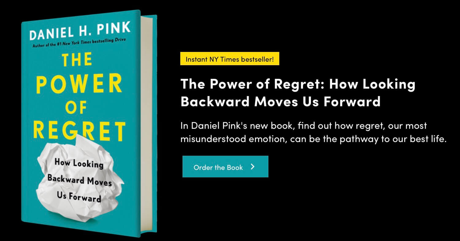 The Power of Regret by Daniel Pink - (audio)book of the week