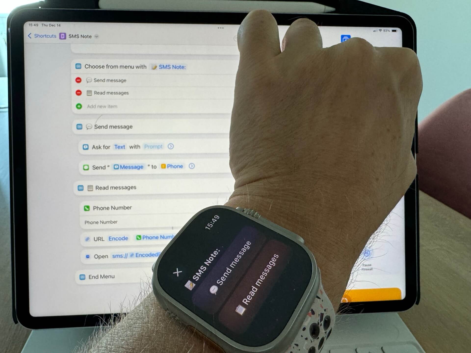 How to use iMessage for note taking on the Apple Watch?