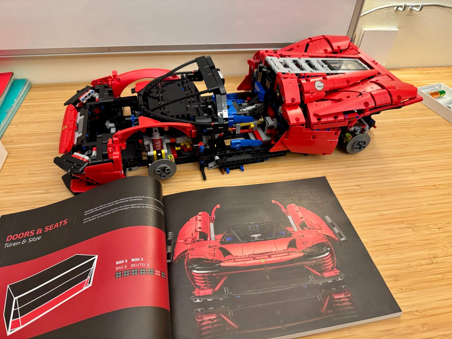 LEGO Ferrari Daytona SP3 doors