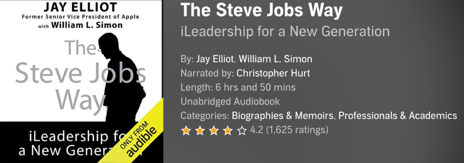 The Steve Jobs Way: iLeadership for a New Generation - Audiobook of the week