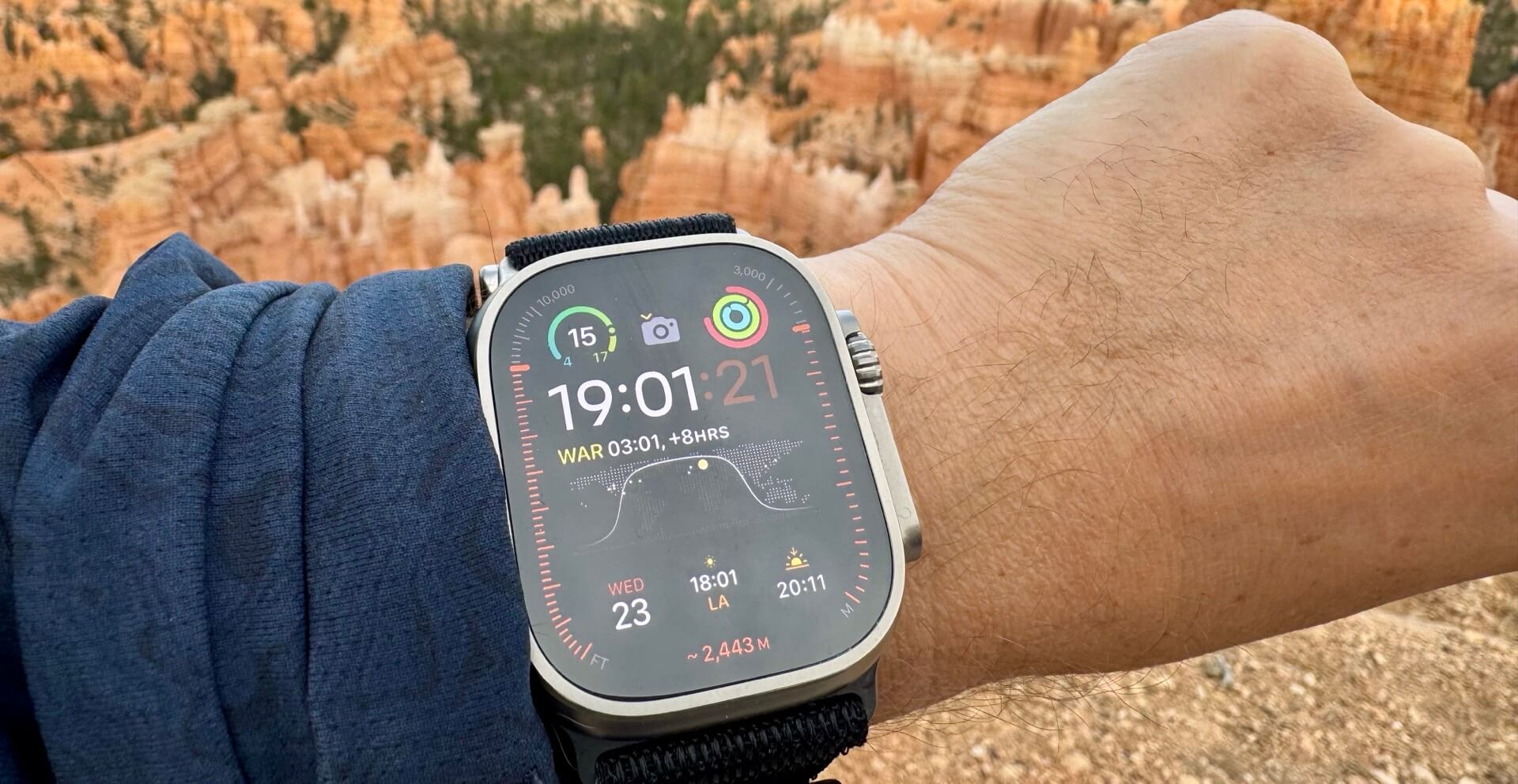 Apple Watch face for my USA trip