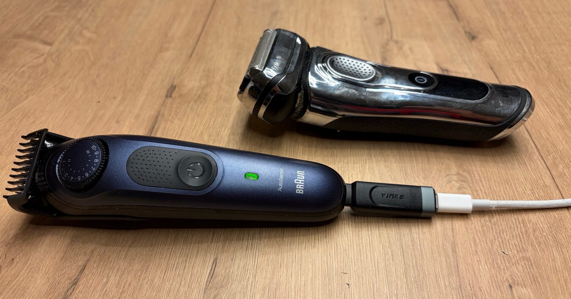 Life finds a way… to USB-C with adapters for Braun and Phillips… charge