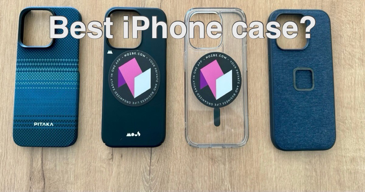 Perfect iPhone 15 Pro case is… Peak Design? Spigen? Mous? Pitaka?…