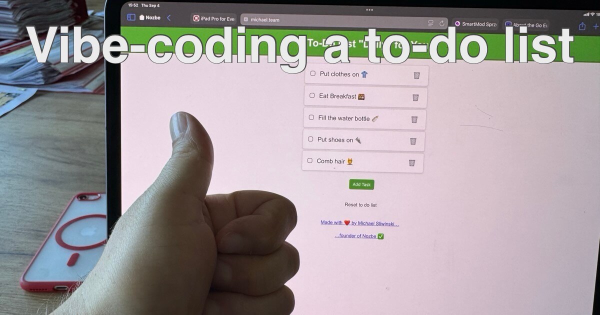 How I vibe-coded a simple to-do list with free AI in a few hours…