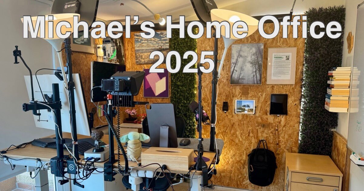 Home Office 2025 upgraded with Mac Mini, Prompter and more!