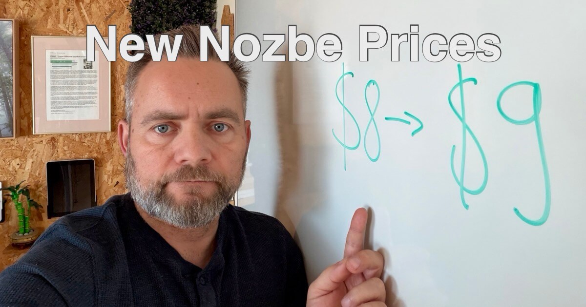 How I calculated new prices for Nozbe that will be introduced in February