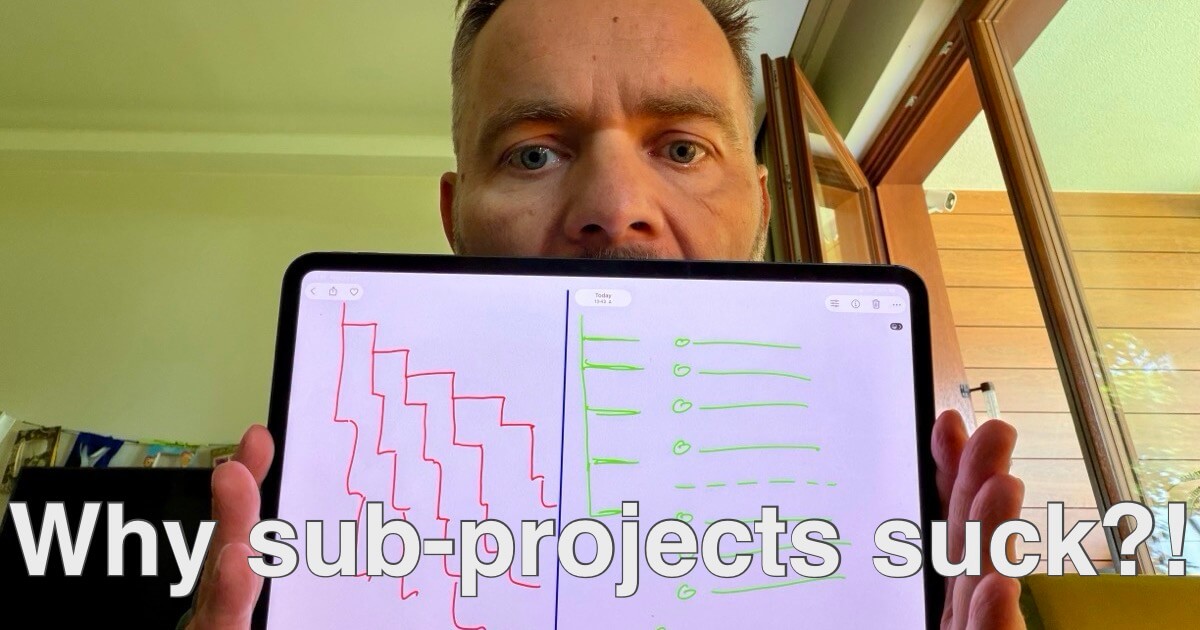 Sub-projects suck — why 19 years of a flat structure made my app better