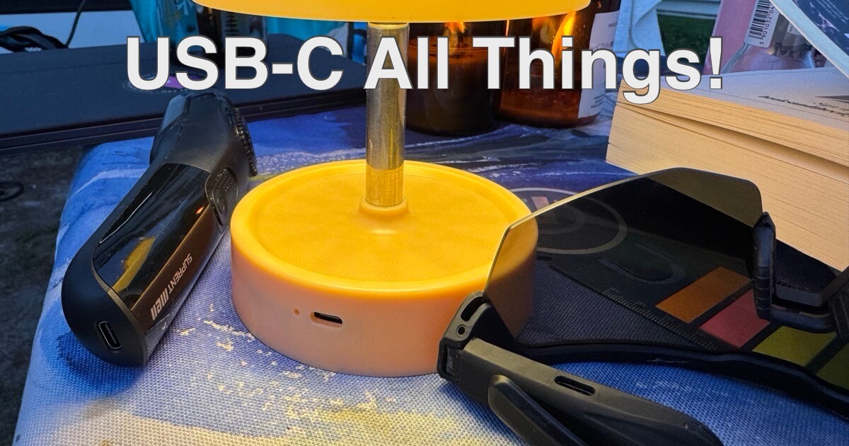USB-C all things! Trimmer? Lamp? Glasses?… or why companies should finally drop their own chargers!